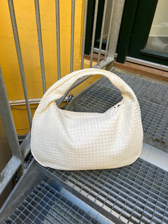 SAC EN CUIR QUOTIDIE - BLANC