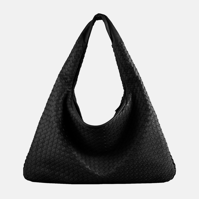 SAC EN CUIR QUOTIDIE - NOIR