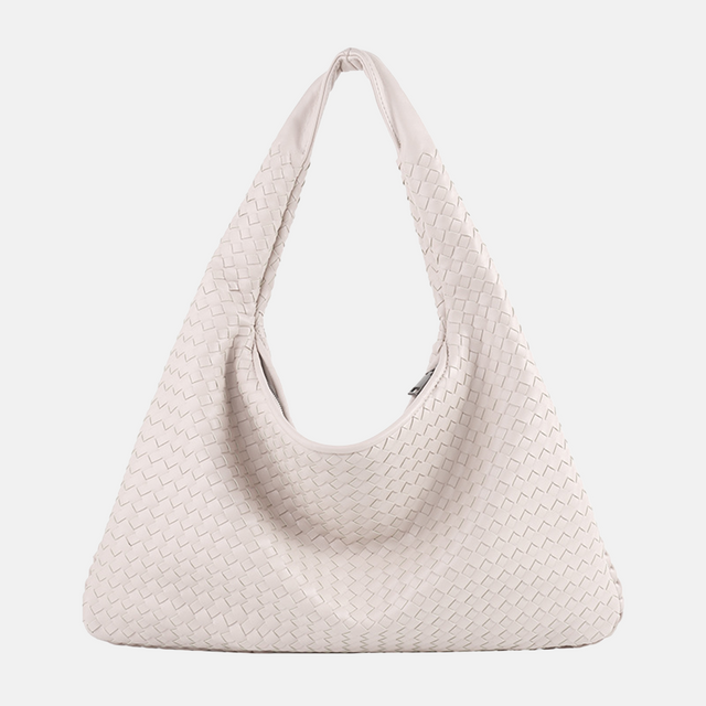 SAC EN CUIR QUOTIDIE - BLANC
