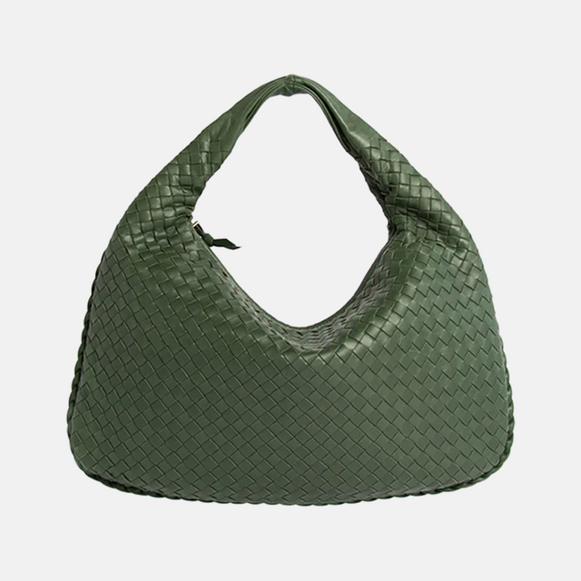 SAC EN CUIR QUOTIDIE - VERT FONCÉ